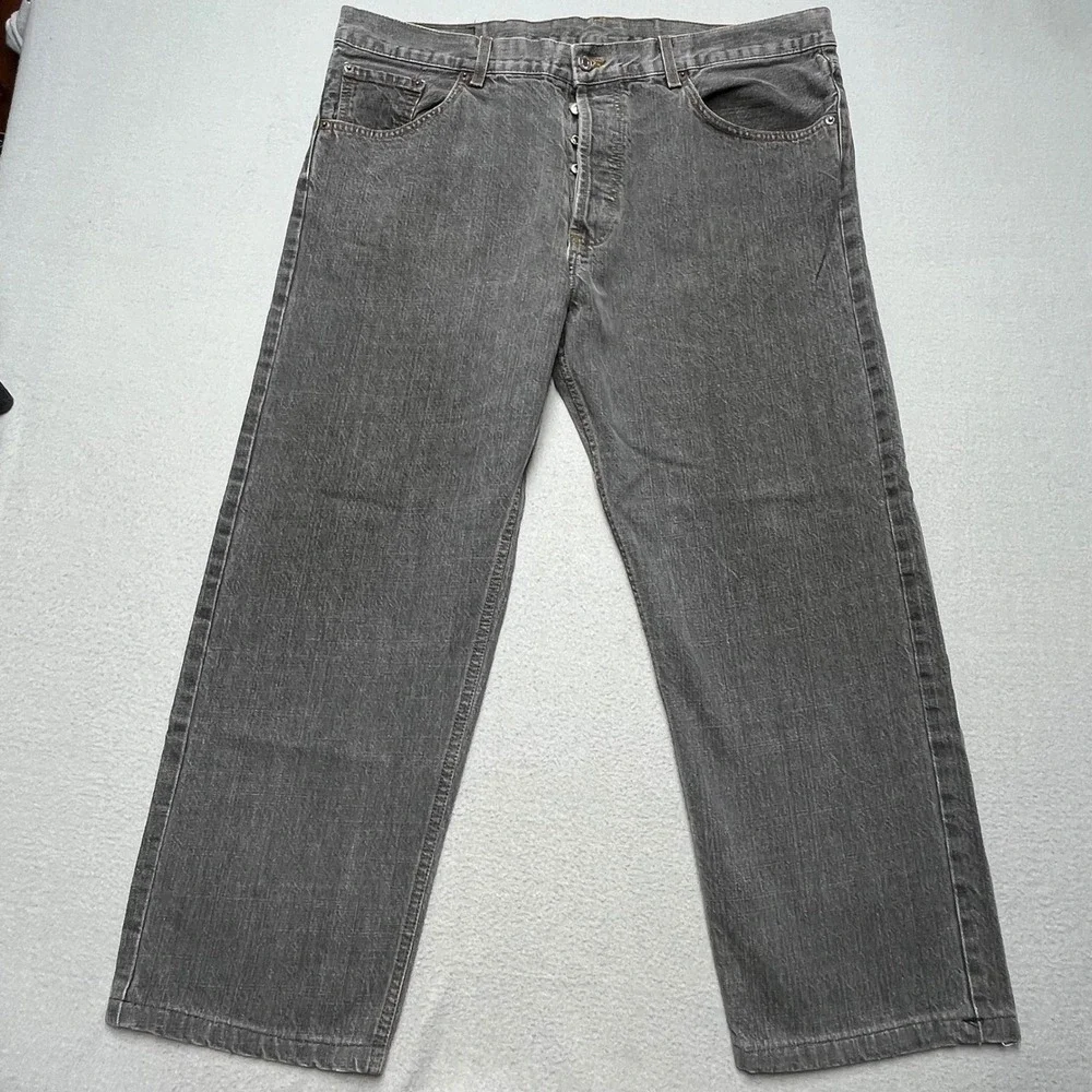Vintage Levis 501 xx lot Gray Denim Jeans Made in USA 40x30( fit 40x26)Faded 90s